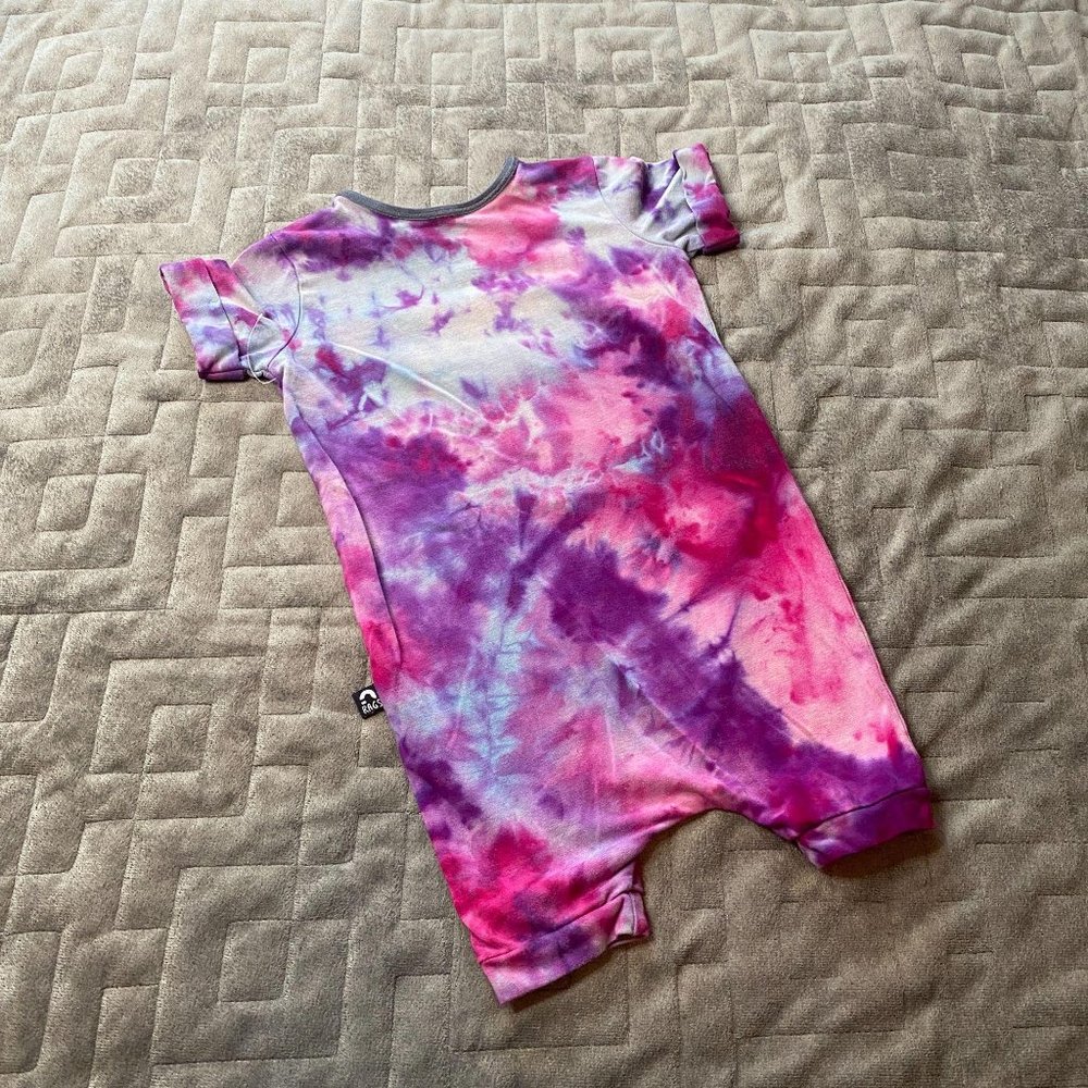 Tie Dyed Rags Romper || 2T - Picture 3 of 5